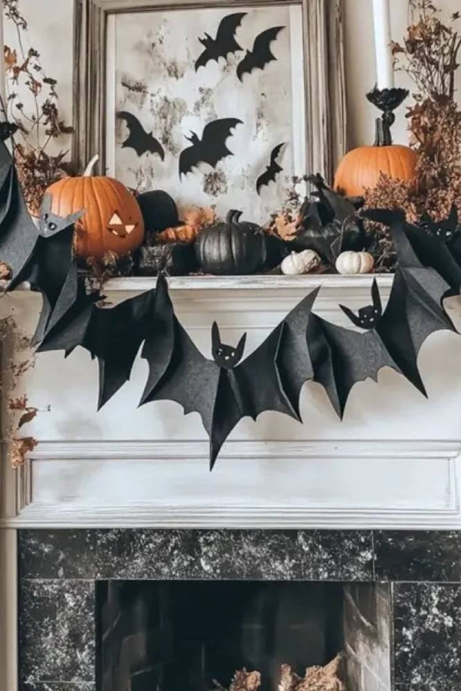 Morcegos para Halloween