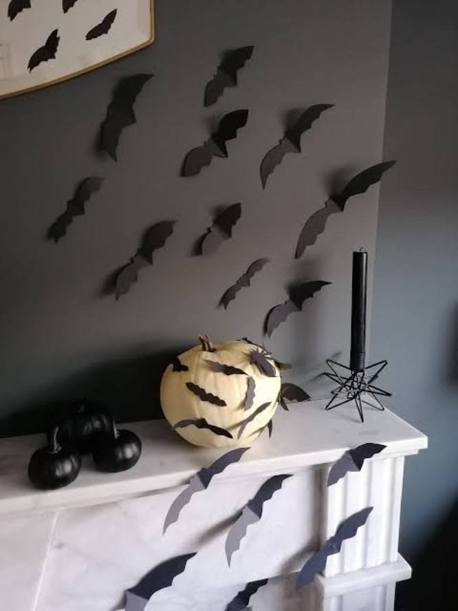 Morcegos para Enfeites de Halloween