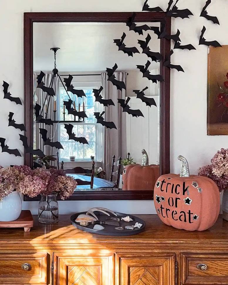 Decoração com Morcegos para Halloween