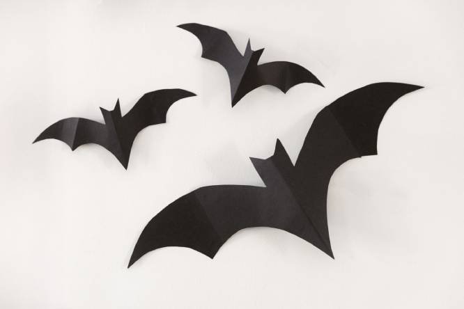 Morcegos para Halloween
