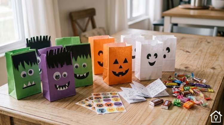 Saquinhos de Papel para Halloween