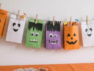 Saquinhos de Halloween Decorados