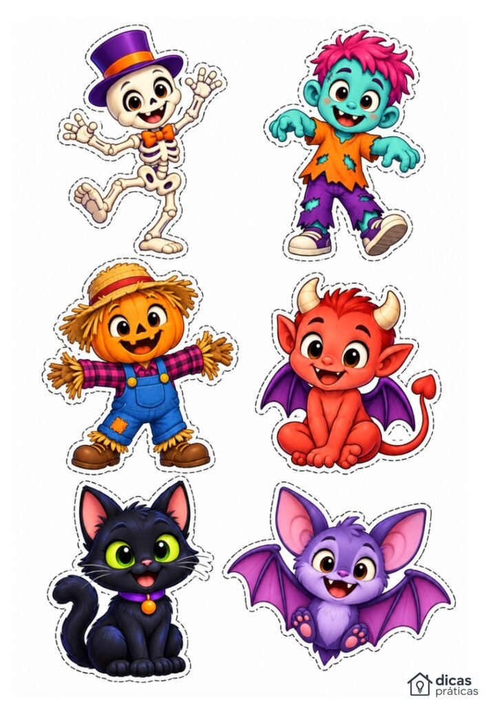 Modelos de Halloween para Imprimir