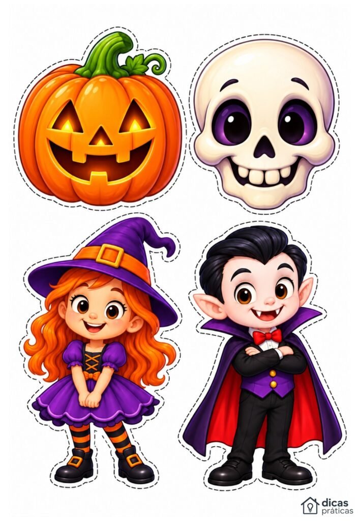 Moldes de Halloween para Imprimir