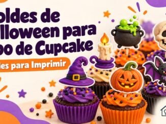 Moldes de Halloween para Topos de Cupcake
