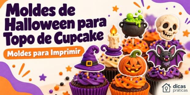 Moldes de Halloween para Cupcake